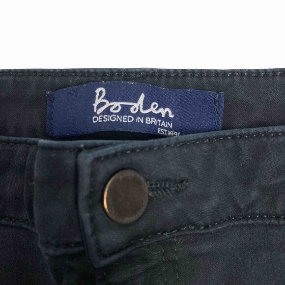 Boden Brighton Biker Black Jeans size 14 - Picture 3 of 5